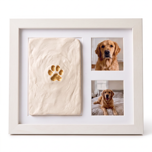 Pawment™ – Kit de Huella de Arcilla con Marco y 2 Fotos